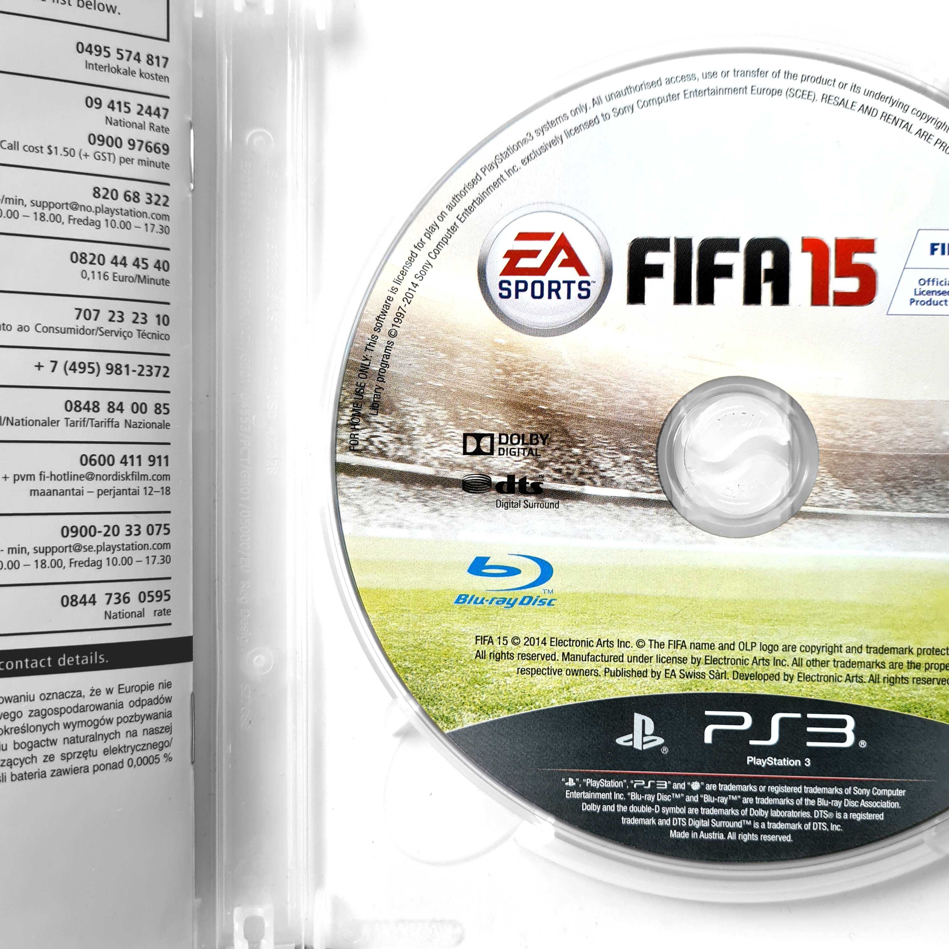 Fifa 15 PL Polska Wersja Ps3 2015 Pudełkowa Polski Język DUBBING