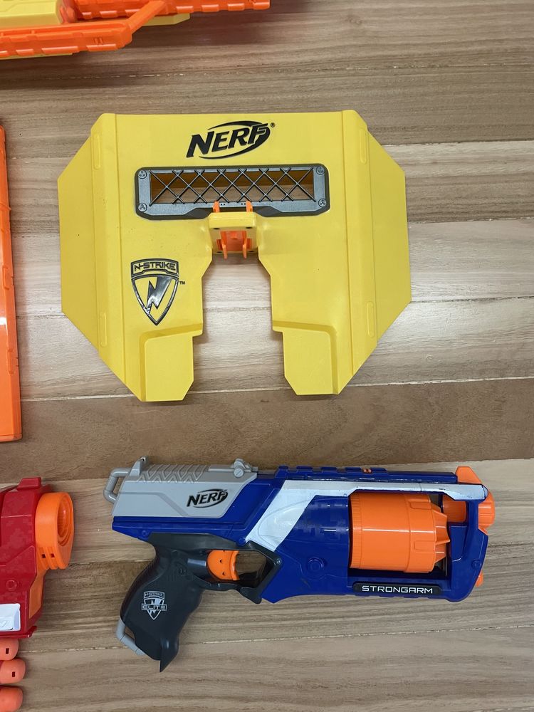 Conjunto 4 nerf + acessorios