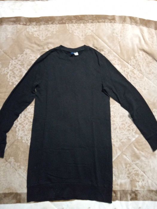 Sweat preta de cinta longa