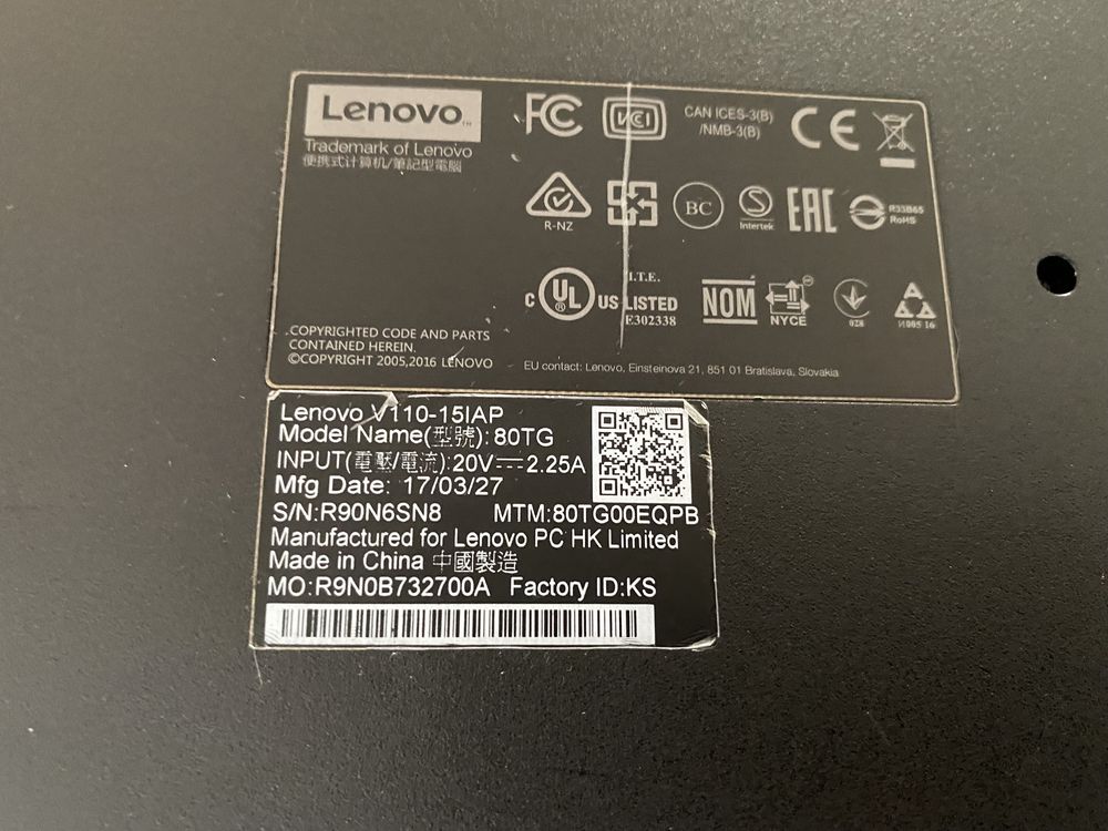 Lenovo laptop notebook