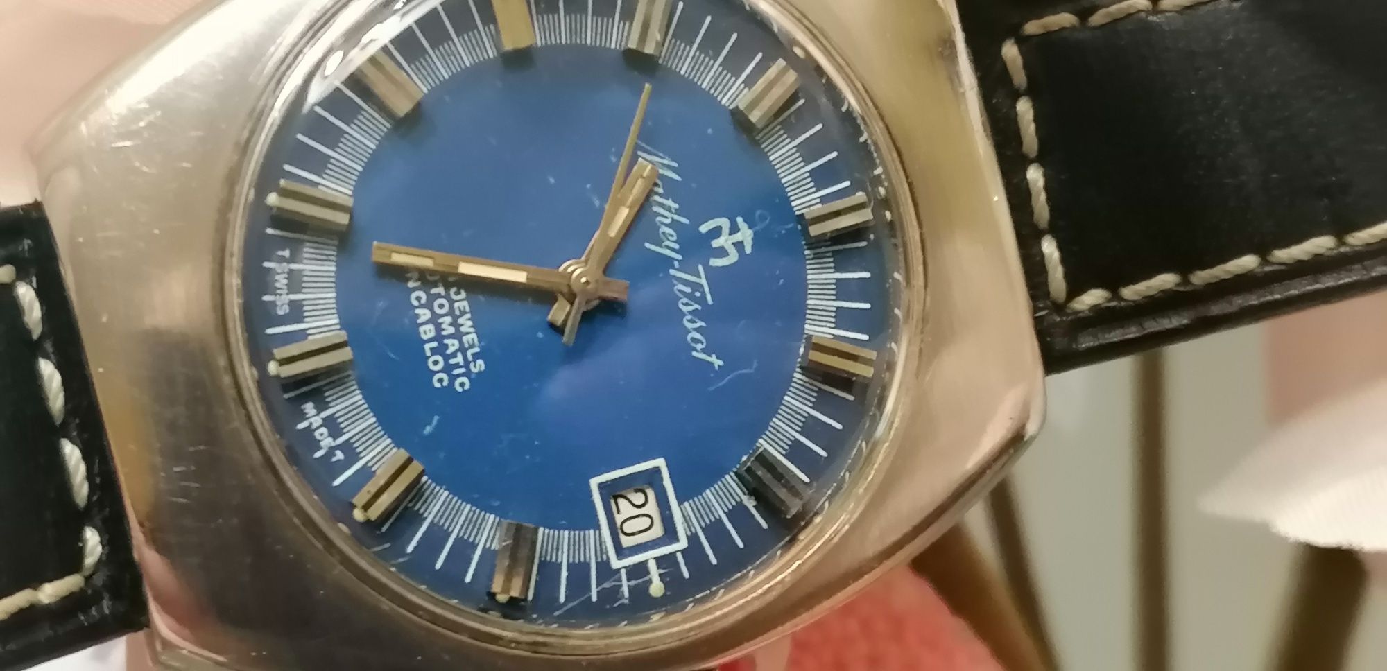 Relógio mathey tissot aço mergulho