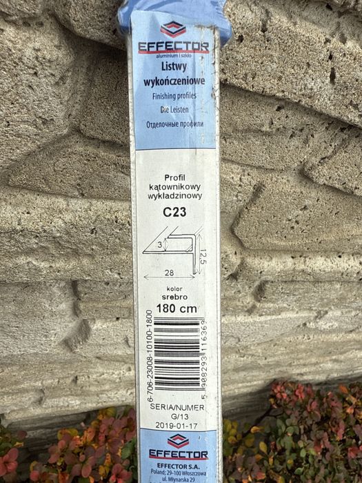 Nowa listwa wykonczeniowa