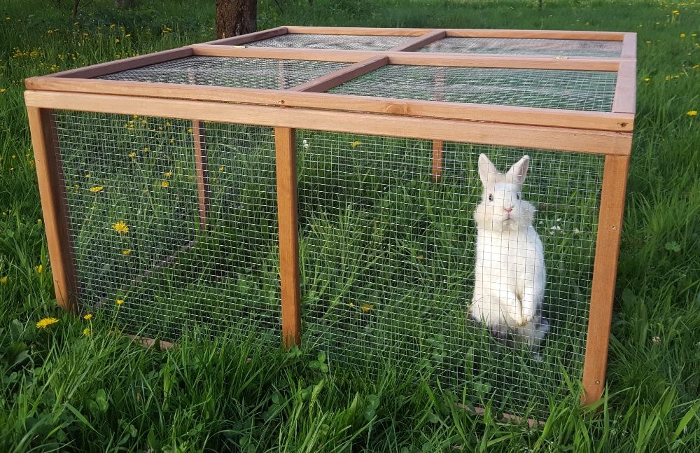 Wybieg dla królików królika kur kaczek kurcząt kojec klatka zagroda