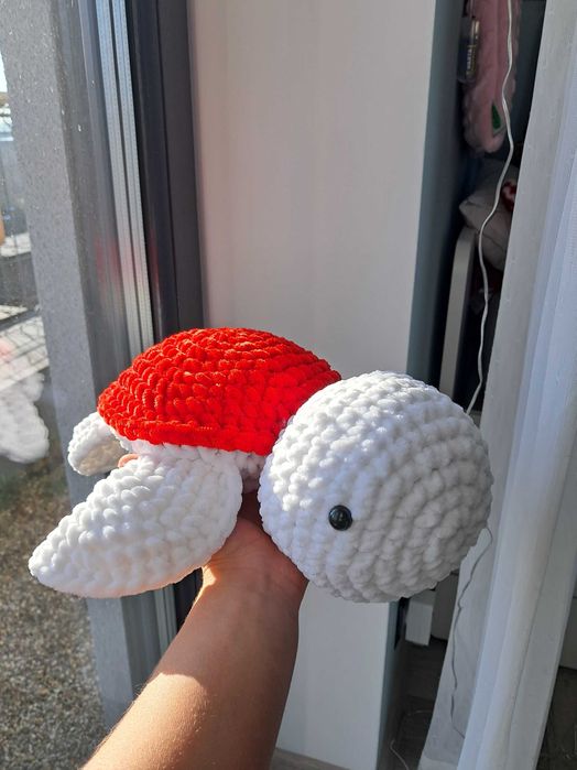 Pluszak na szydełku handmade żółw