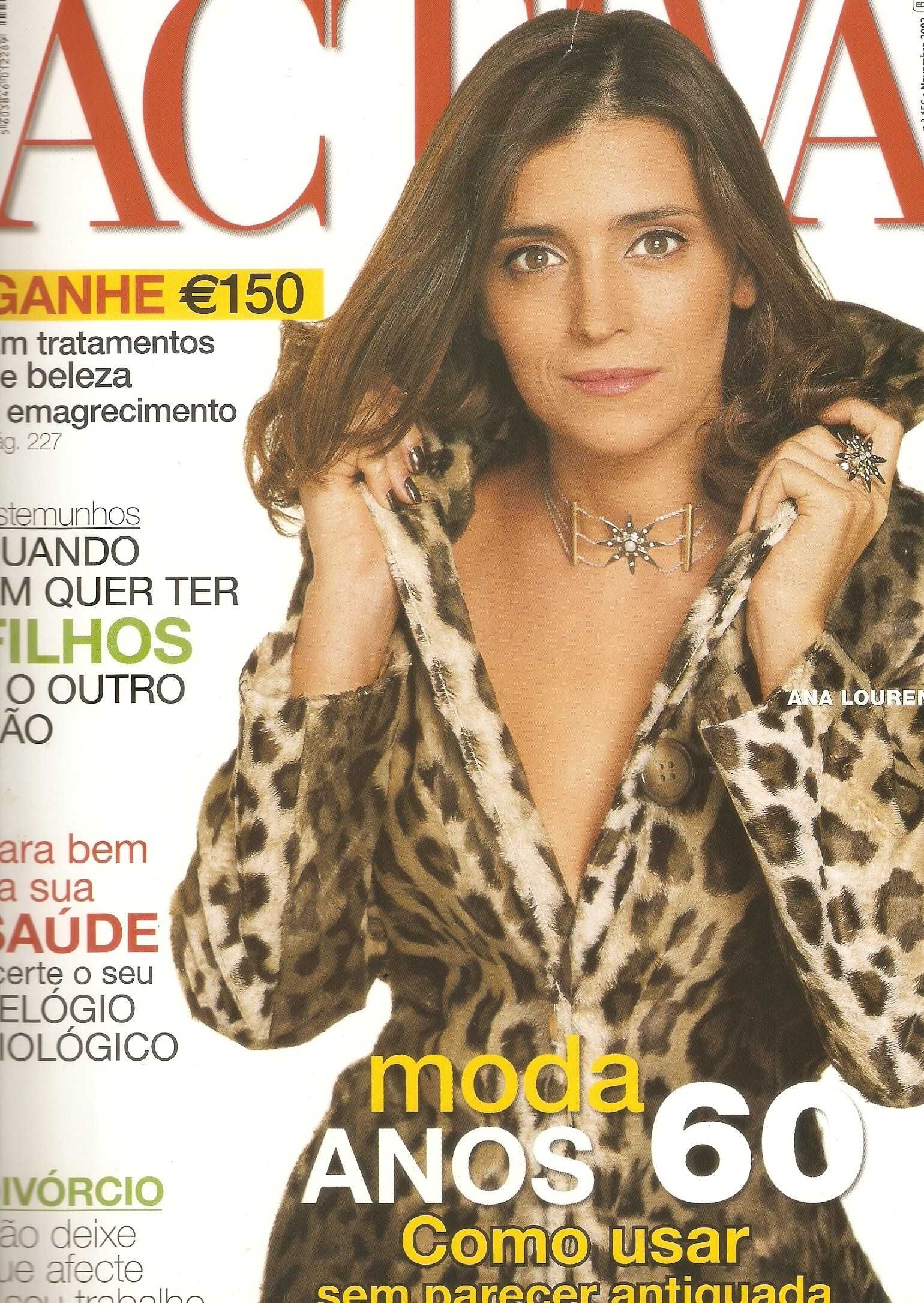 Ana Lourenço na revista Activa de 2003