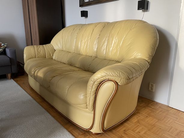 Skórzana kanapa i fotele włoskiej firmy Nieri