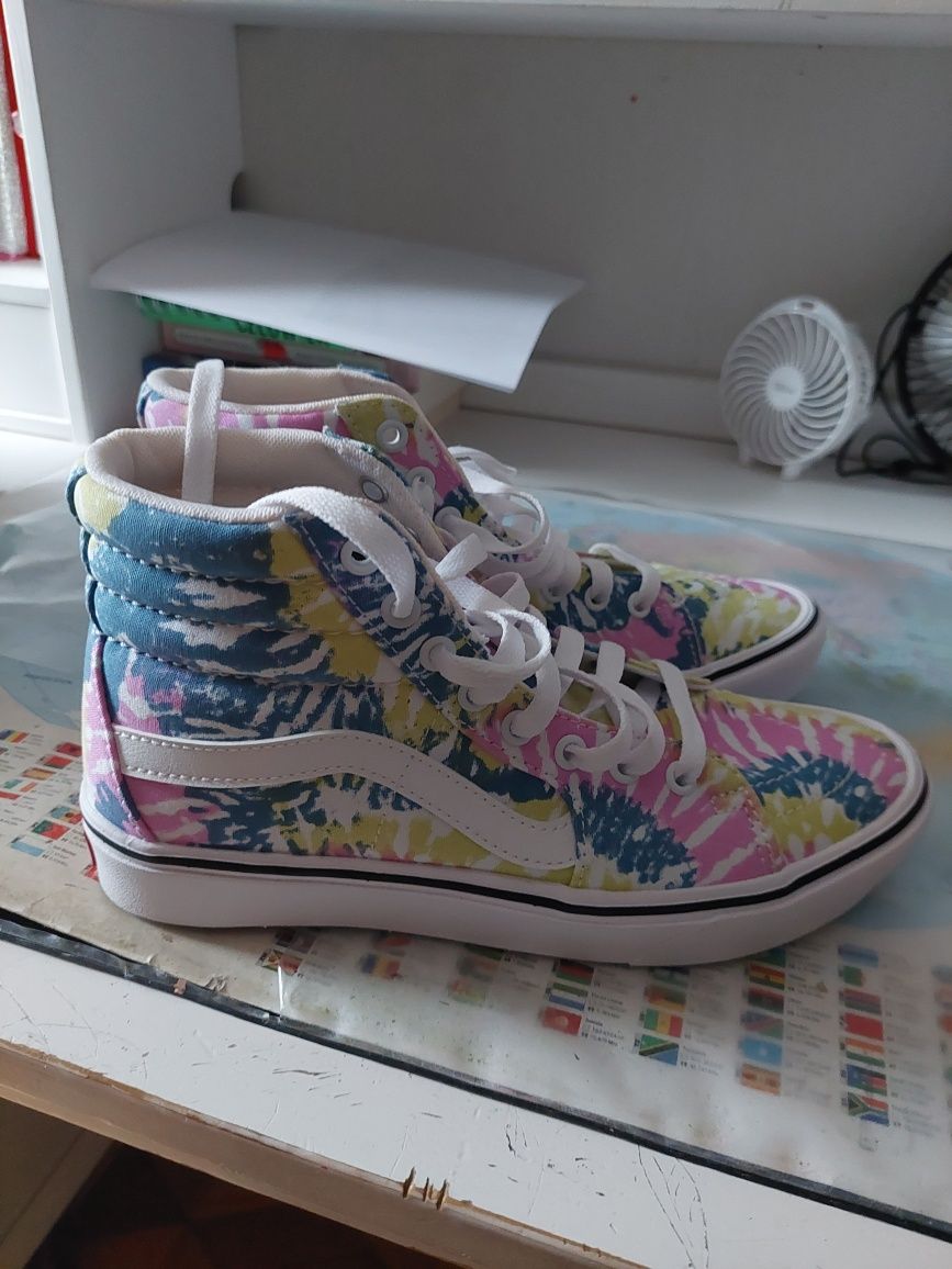Vans Comfycush Sk8 Hi Pastel Tie Dye
