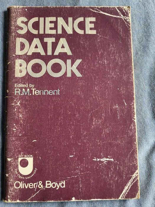 Science Data Book - Tennent, R M