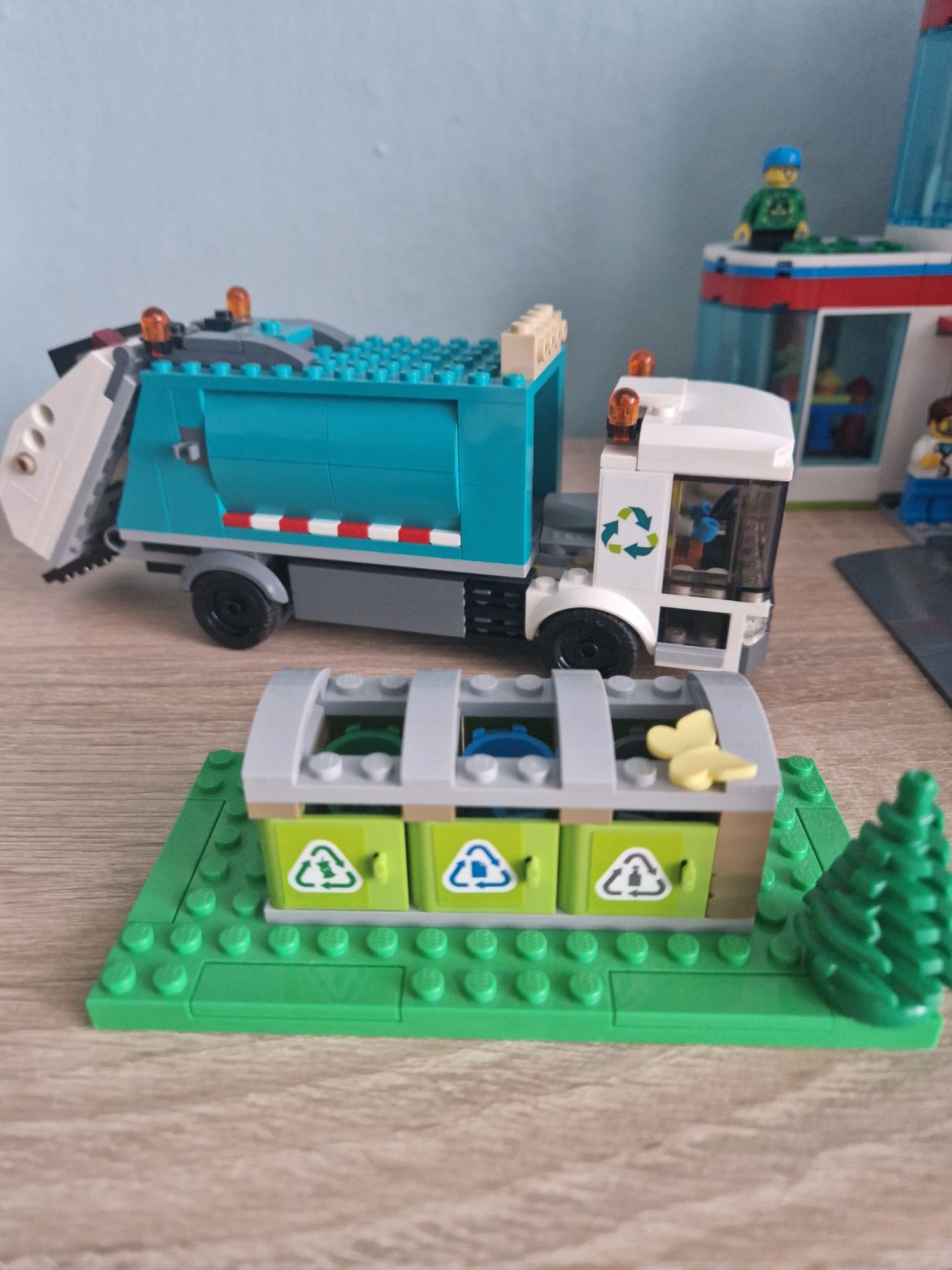 Auto śmieciarka lego