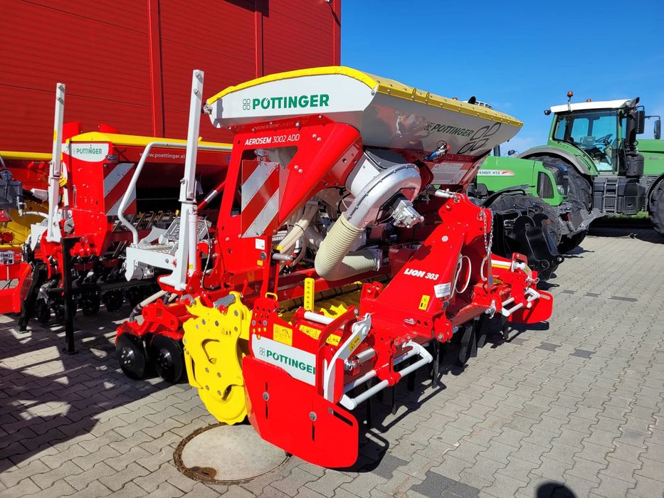 Pottinger Aerosem 3002  Pottinger Aerosem 3002 ADD +Lion 303 siewnik pneumatyczny NOWY/Vitasem