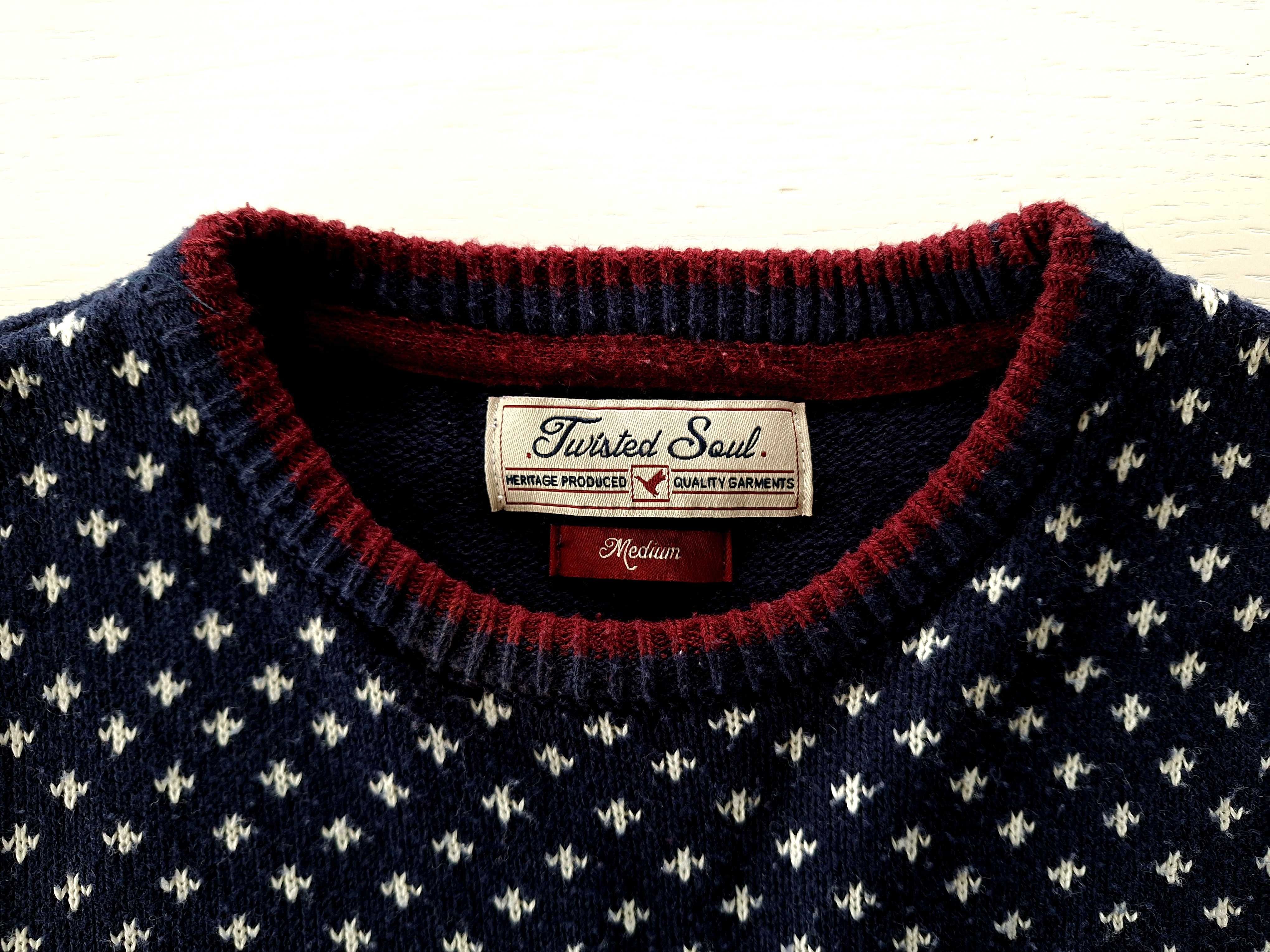 Sweterek sweter świąteczny zimowy Twisted Soul, Crafted goods