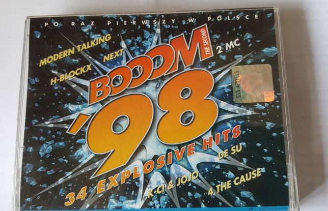 2 kasety magnetofonowe, składanka BOOOM '98 THE SECOND, kaseta, muzyka