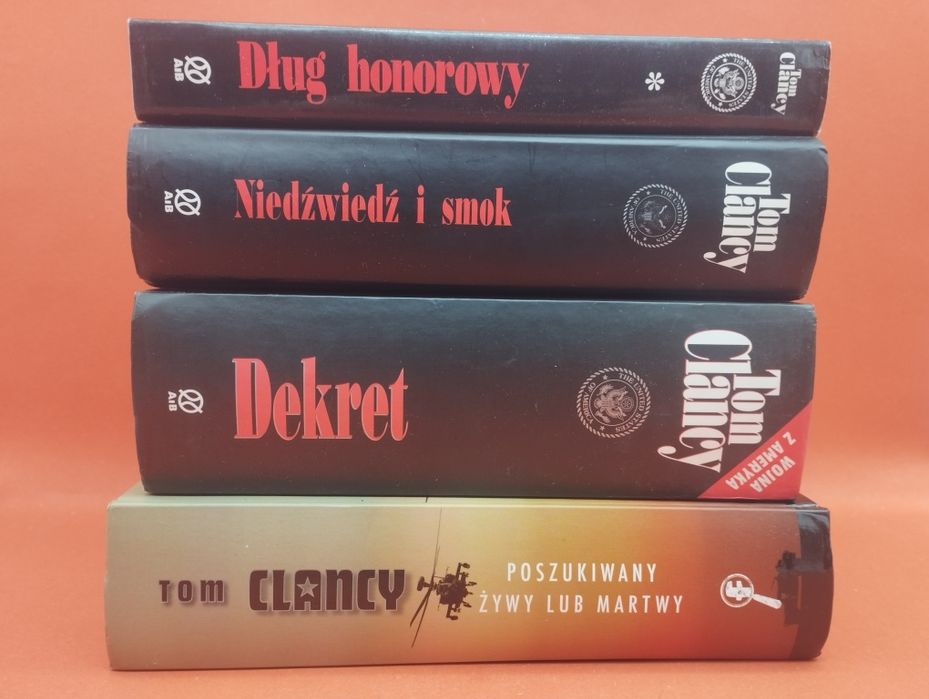Tom Clancy - zestaw 4 książek