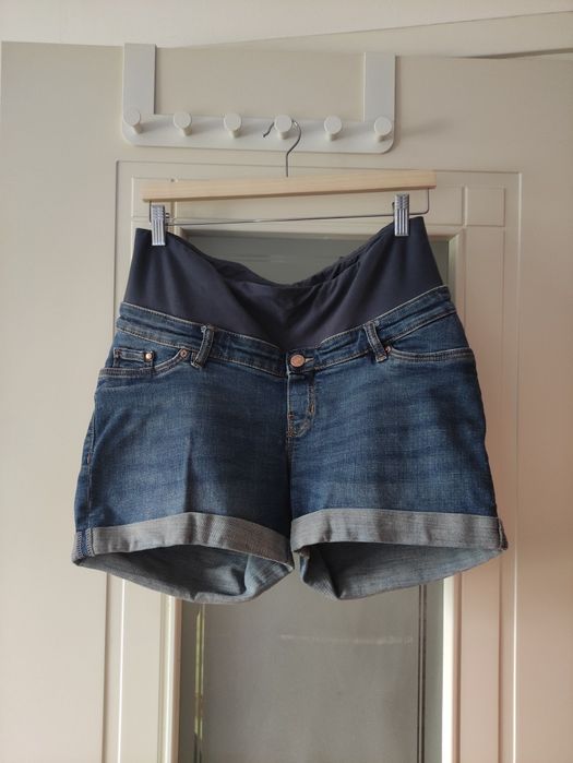 Ciążowe jeansowe spodenki szorty H&M 38 M