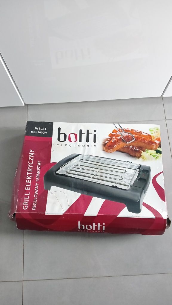 NOWY GRILL elektryczny BOTTI Electronic JA 802T