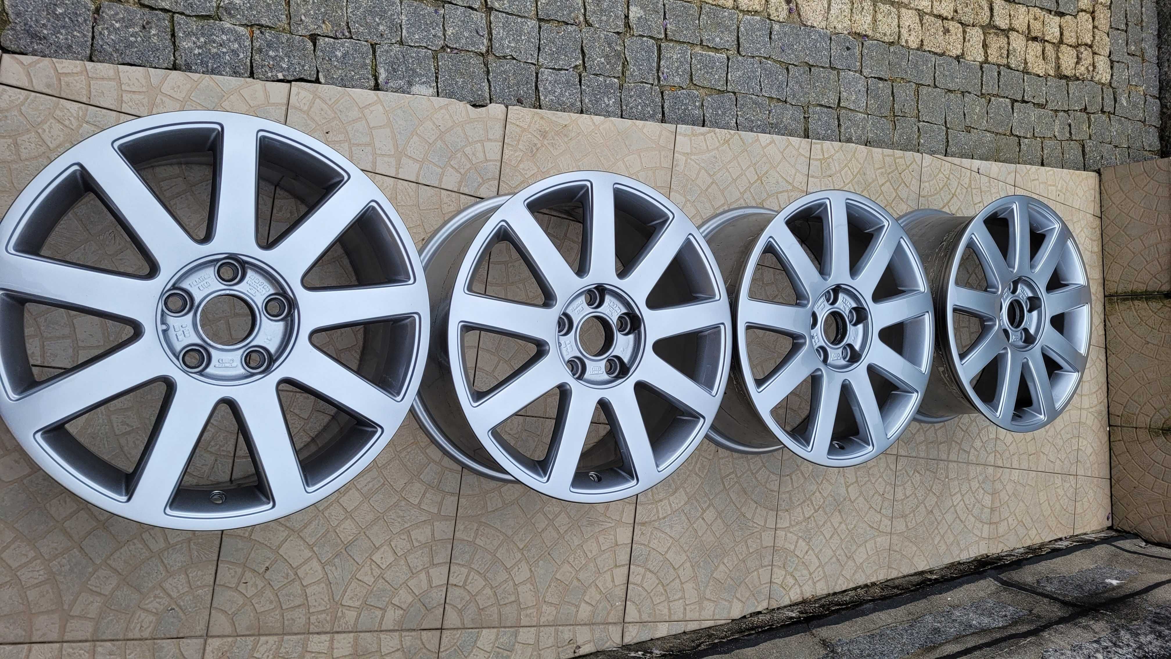 4 Jantes 17"--7.5J--5x112--ET56 Rigorosamente Novas - ORIGINAIS AUDI