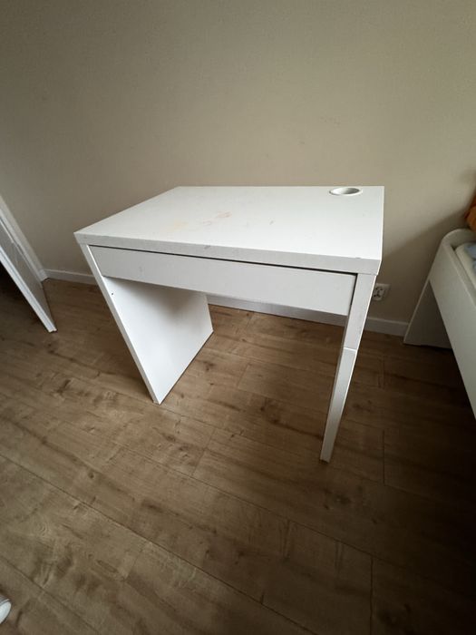 Ikea mickey biurko stan dobry biale polecam