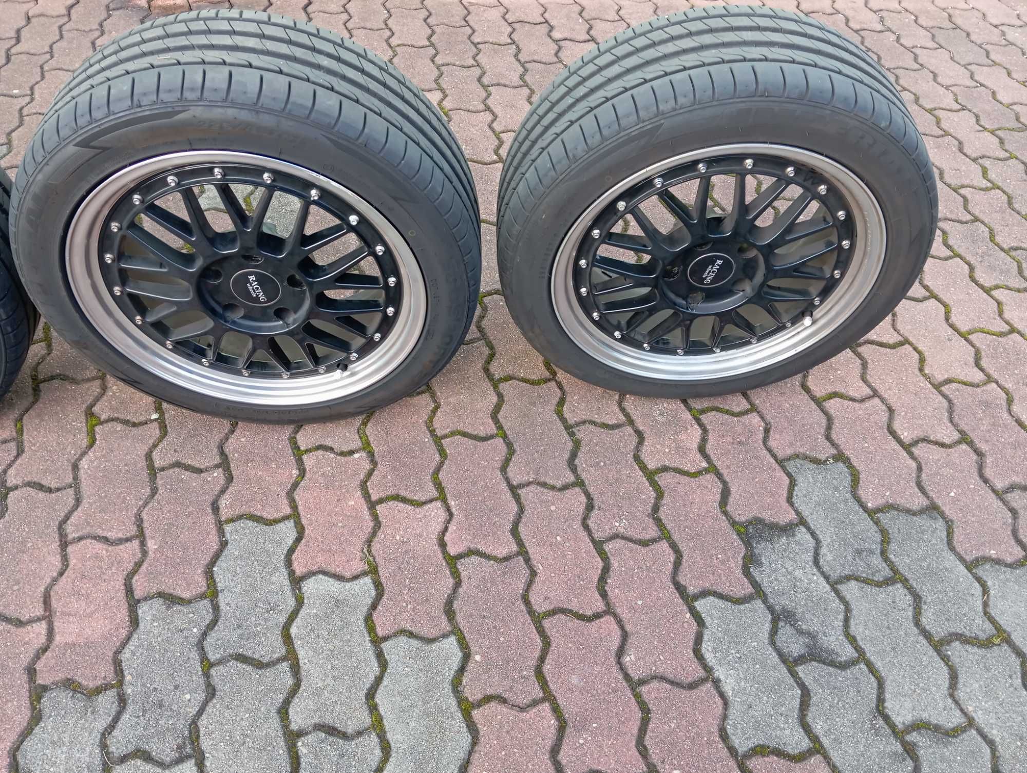 Koła Opona Felgi Racing czarne BMW 3 E90 E91 225/45ZR17