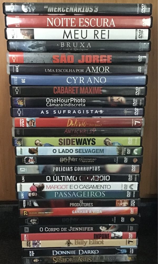 DVDs - Mad Max… Estrada Perdida, Sideways, Amarcord, Paris Texas…