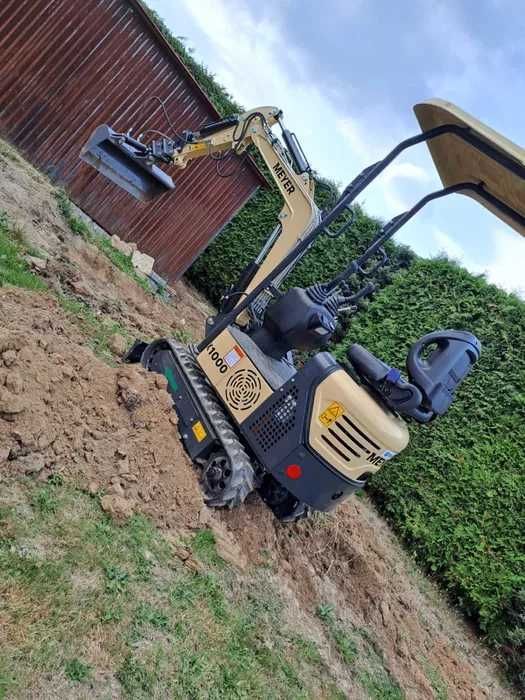 Minikoparka MEYER X1000 (skretne ramie,silnik KOOP) LEASING