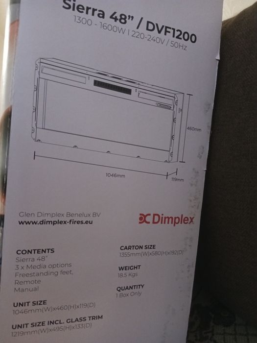 Елекрокамін Dimplex