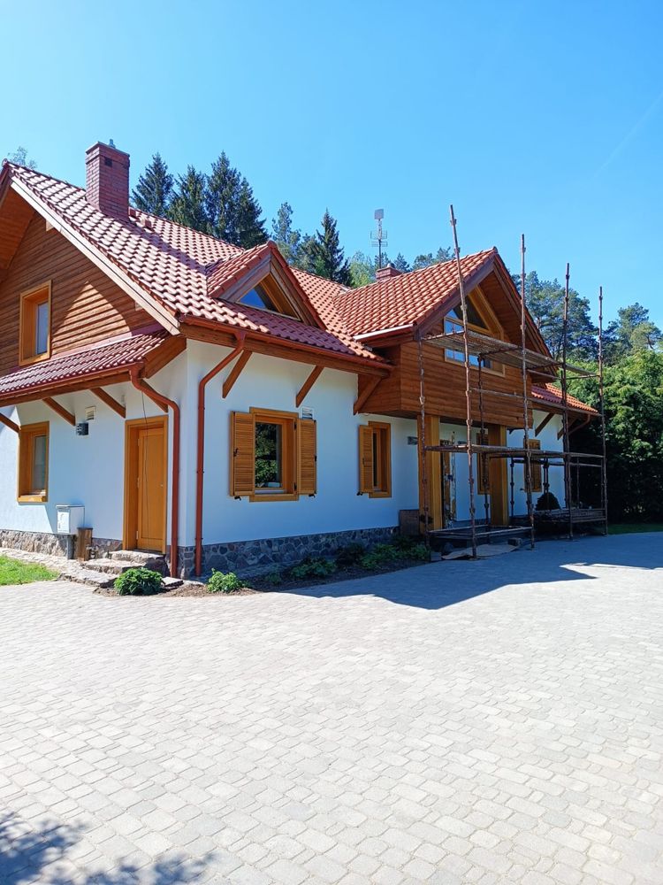 Mycie oraz malowanie dachu,elewacji i kostki brukowej