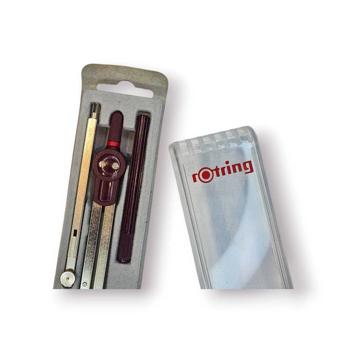 Compasso Rotring R529118 – Conjunto Completo com Caixa Original