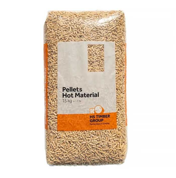 HS Pellet Drzewny 15 KG Opał Certyfikowany A1