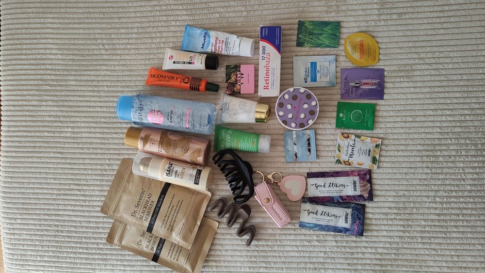 Duży zestaw kosmetyki  i akcesoria skin care make up