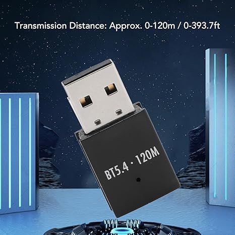 adapter usb bluetooth bt5.4 dongle z podwójnym trybem