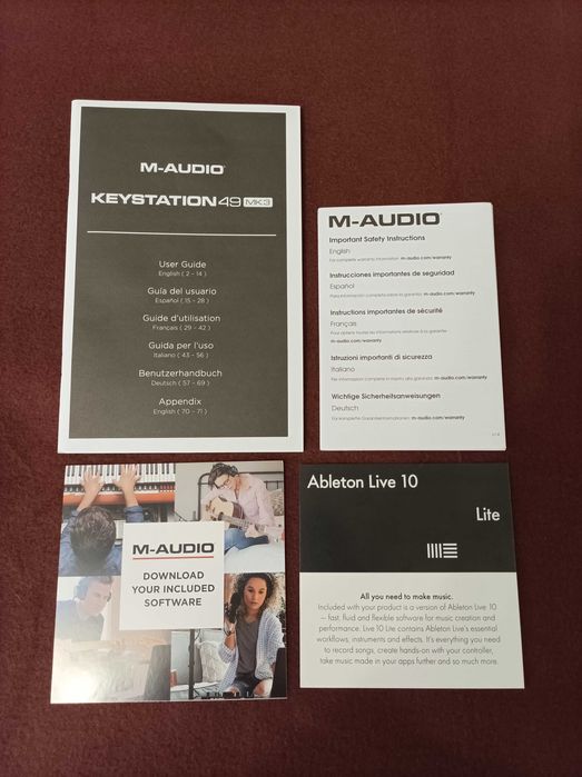 MIDI-клавиатура контроллер M-Audio Keystation 49 MK3 — как новая