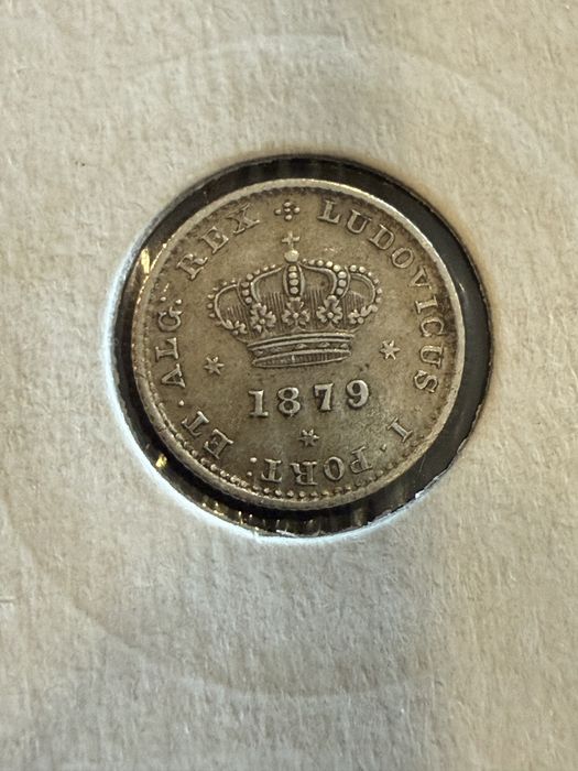 Moeda prata 50 reis 1879