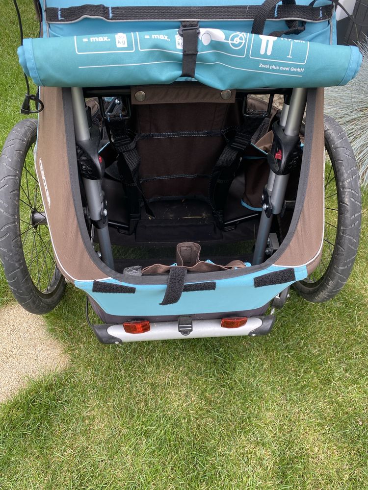 Przyczepka rowerowa 3w1 Croozer Kid Plus for 1 amortyzacja stan bdb