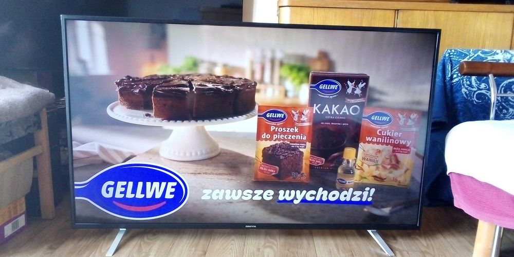 Telewizor Manta 55 cali 4k UHD smart tv dvb t2 bardzo dobry stan