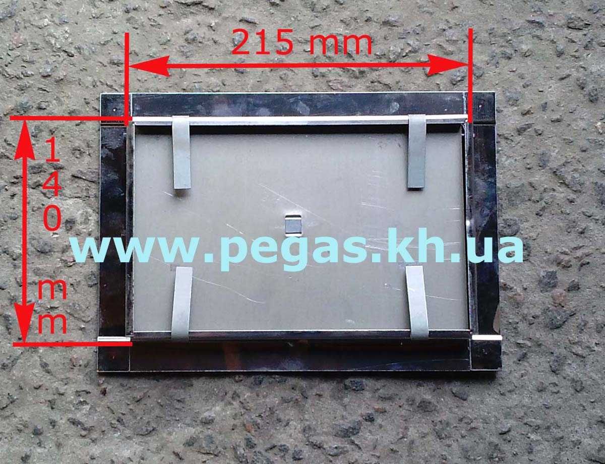 Дверка сажетруска печная прочистная из нержавейки (140х140мм) Румыния