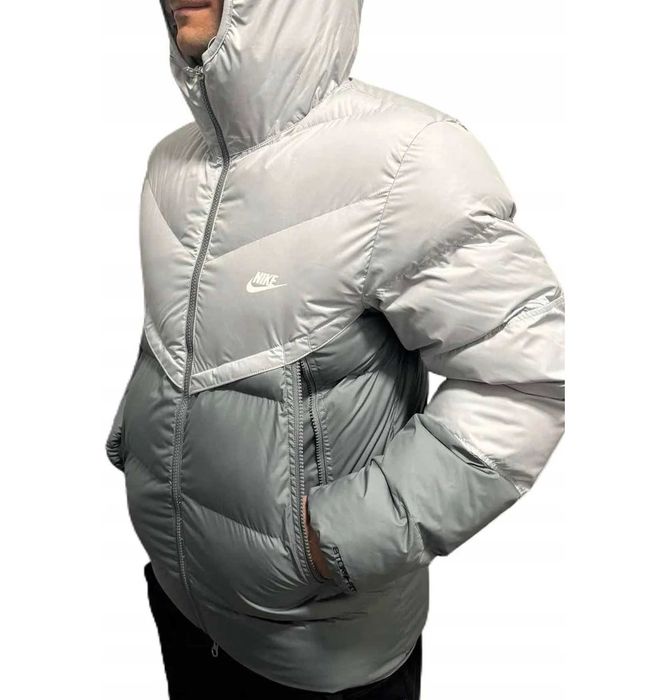 ОРИГІНАЛ! Пуховик Nike Sf Wr Pl-Fld Hd Jkt Grey S M L XL | DR9605-077