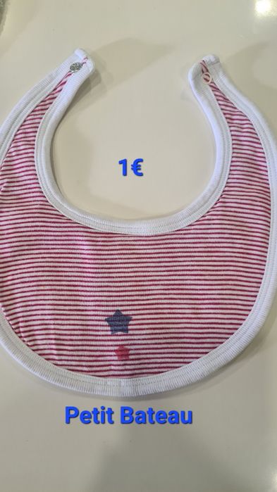 São 6 babetes. 1€ cada. 5€ os 6.