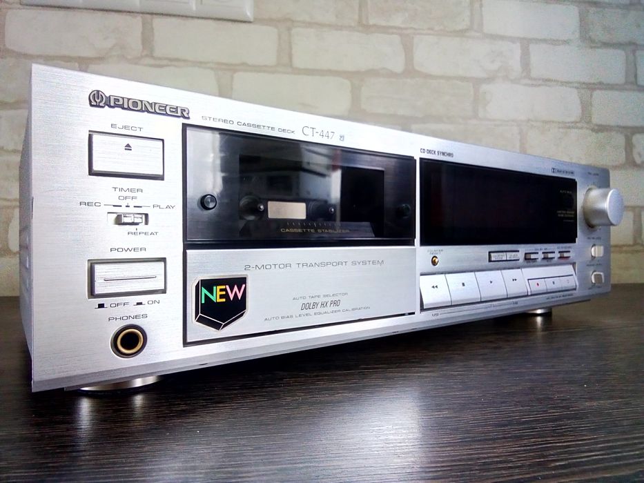 PIONEER CT-447 Stereo Cassette Deck