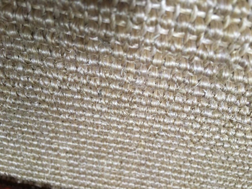 Passadeira de sisal.