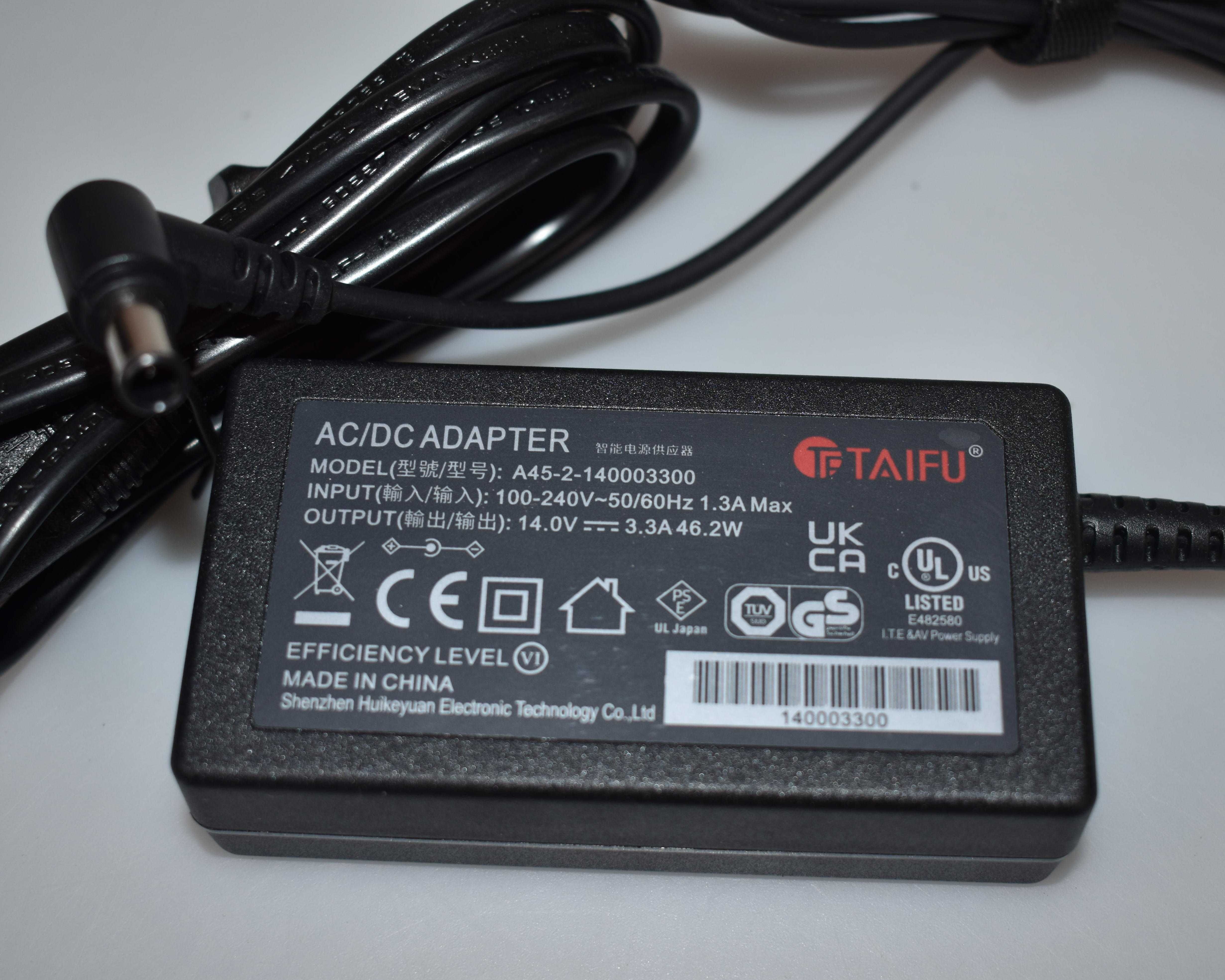 Taifu zasilacz adapter 14V 3,3A