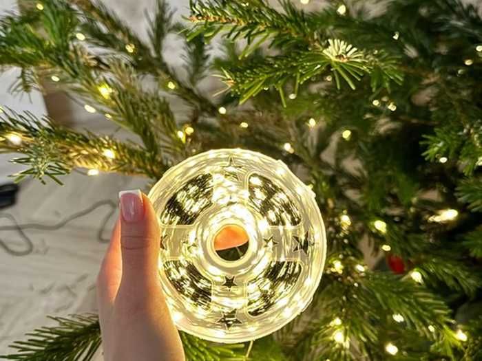 ДЕКОР ЯЛИНКА! Гірлянда Хвойна лапа, мішура на пульті. Тепле світло