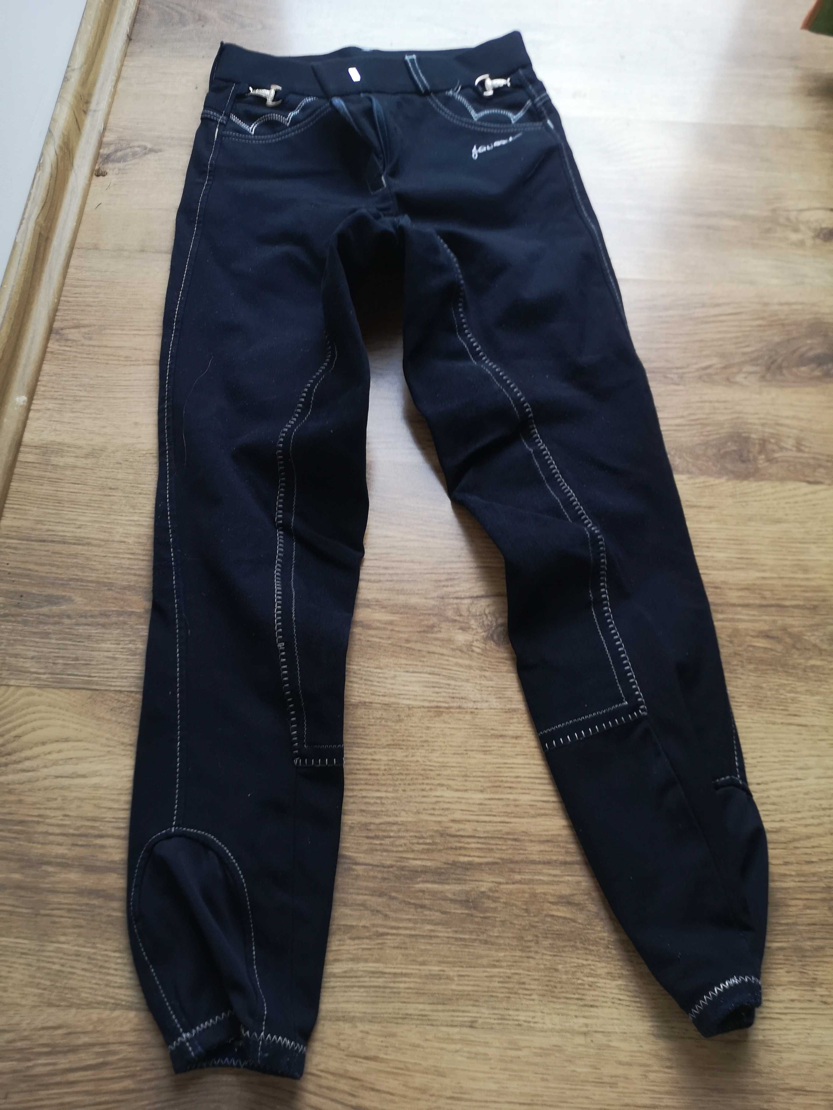 John Whitaker bryczesy damskie r. 34/36 c.granat/czarne PIĘKNE BDB