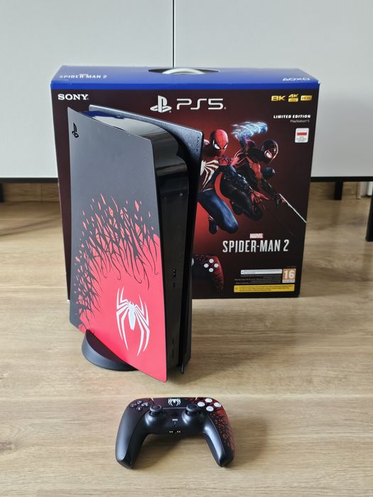 PlavStation 5 Spider-Man 2 LIMITOWANA - PS5 stan idealny, jak nowa!