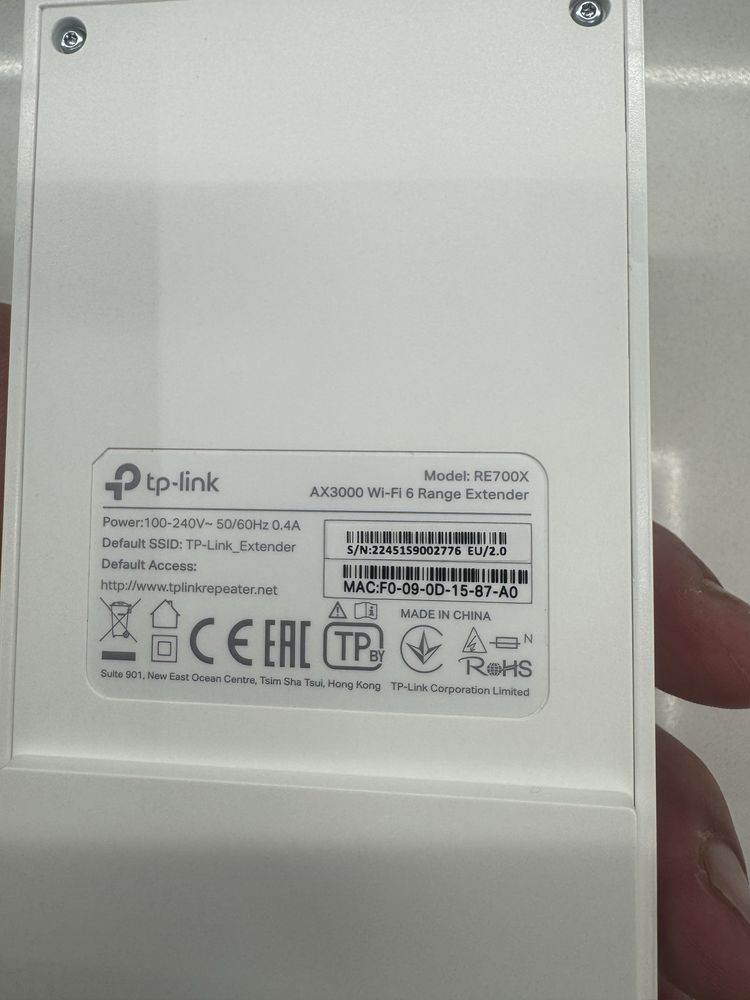 TP-Link RE700X AX3000 dwuzakresowy wzmacniacz sygnału repeat OneMesh
