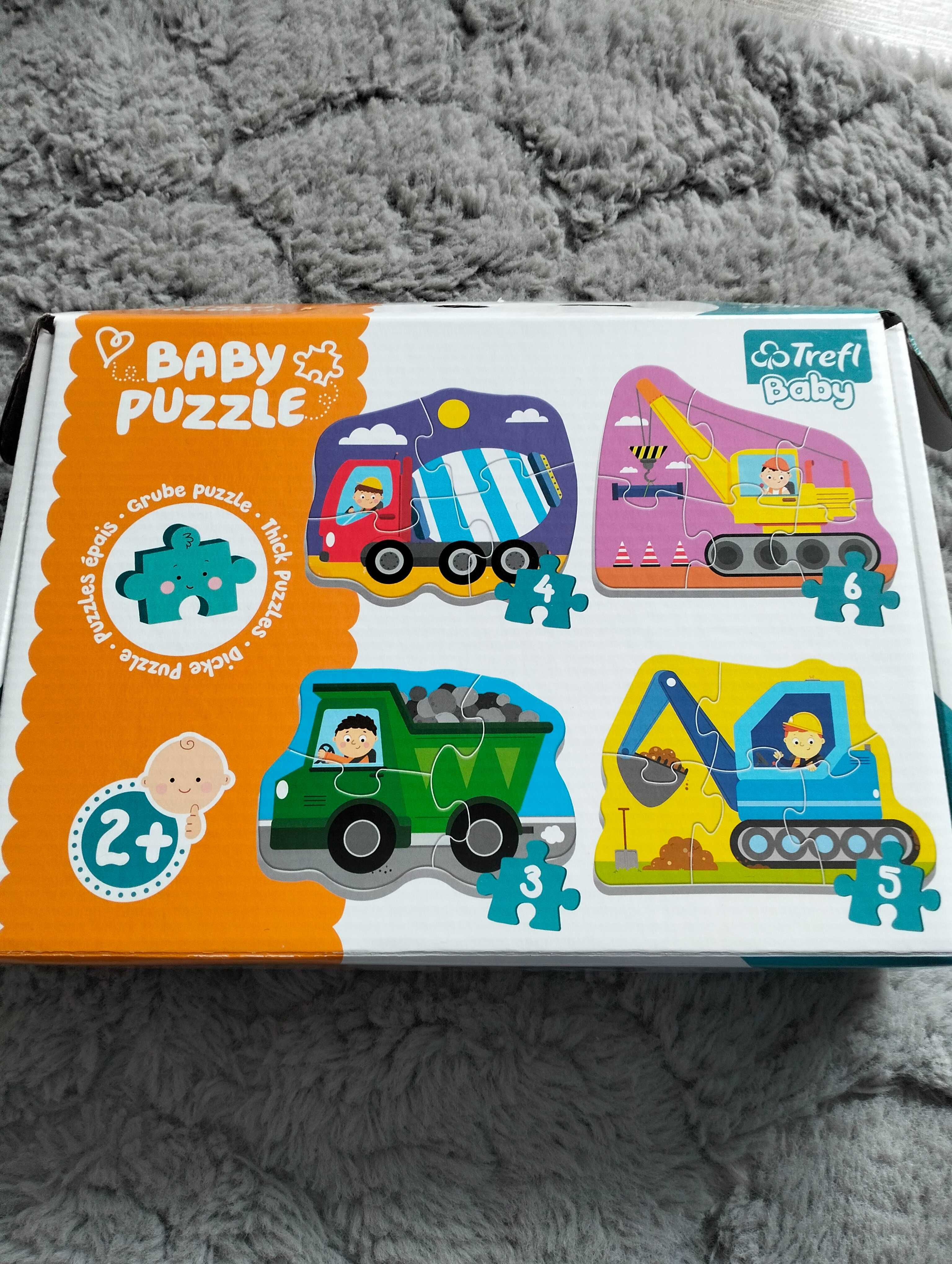 Puzzle baby 2+ trefl pojazdy