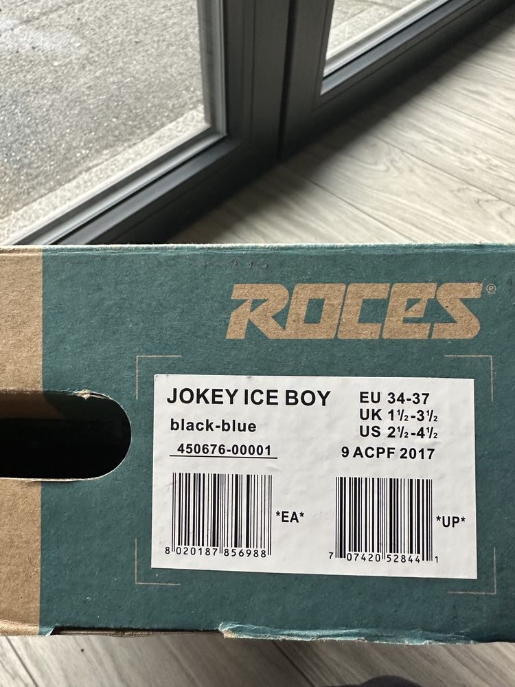 Nowe Łyźwy Roces jokey ice boy 34-37