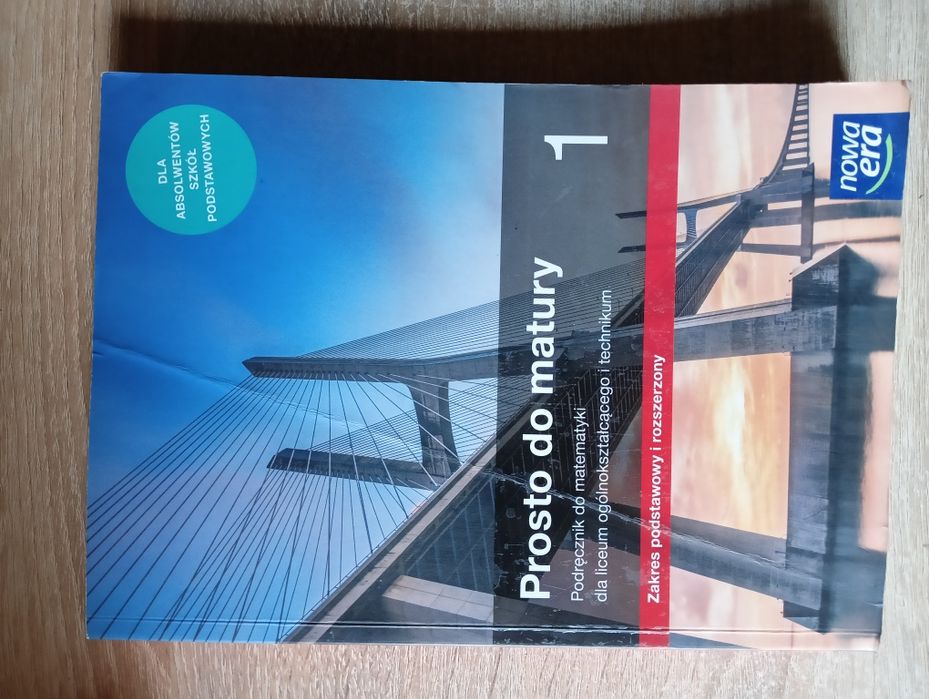 Podręcznik do matematyki "prosto do matury 1" zakres rozszerzony