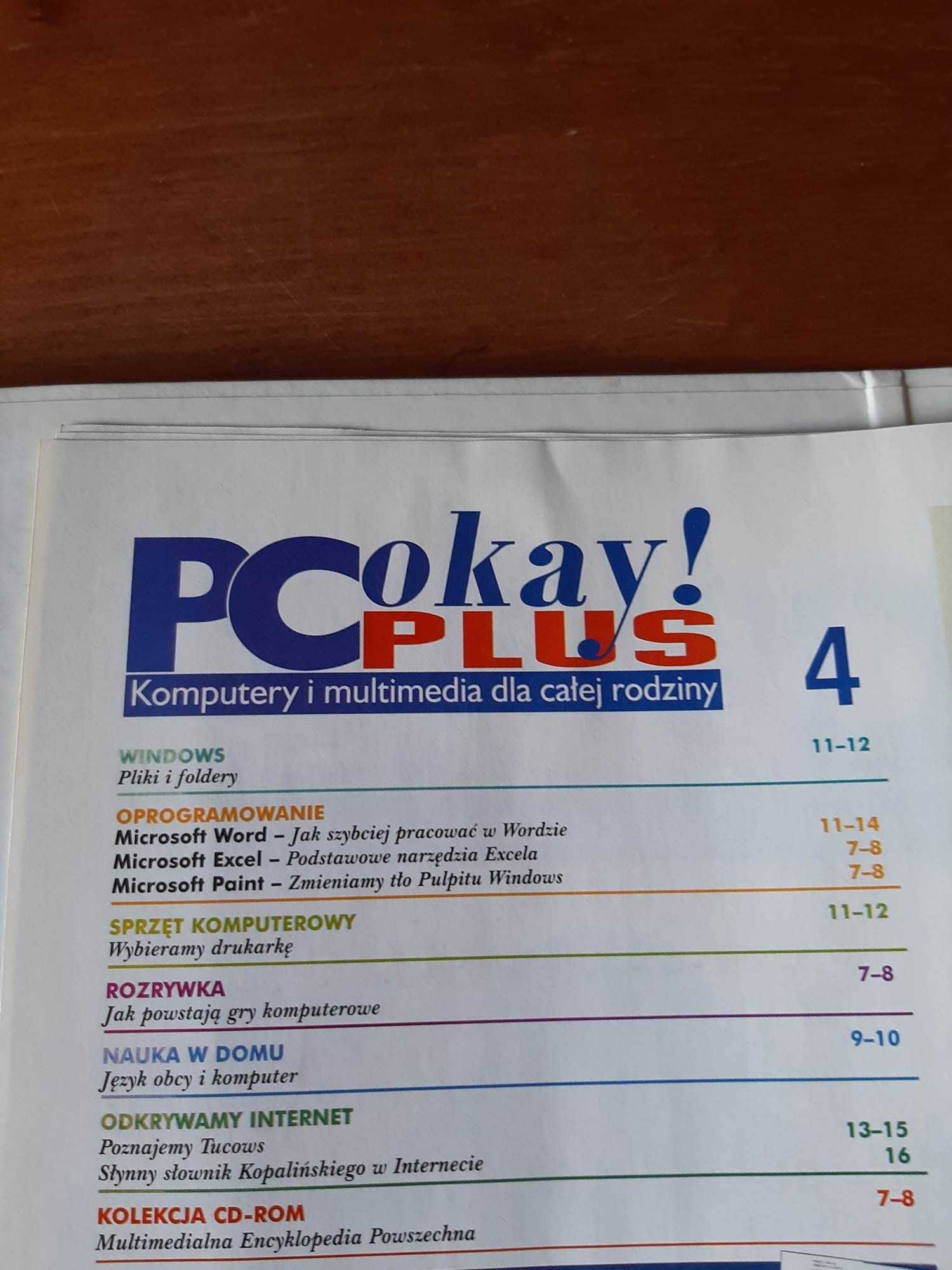 Czasopismo czasopisma PC okay! PLUS nr 1-6 segregator BEZ PŁYT CD-ROM