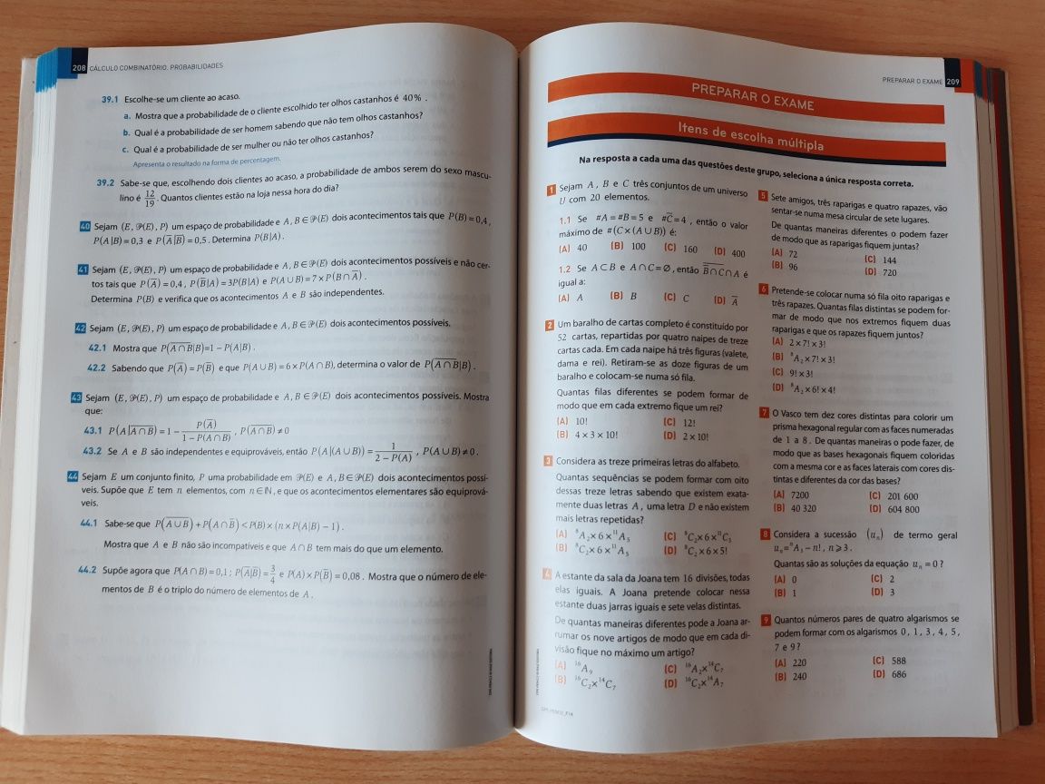 Preparar o Exame Matemática 12° ano