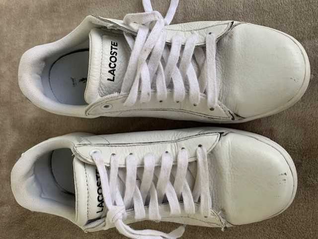 Białe adidasy sneakersy LACOSTE rozm. 39,5